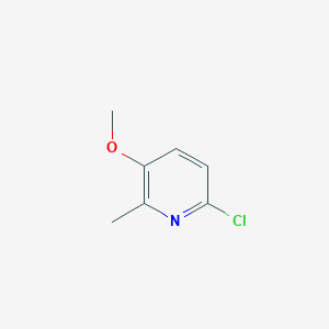 molecular formula C7H8ClNO B136933 6-氯-3-甲氧基-2-甲基吡啶 CAS No. 129692-13-3