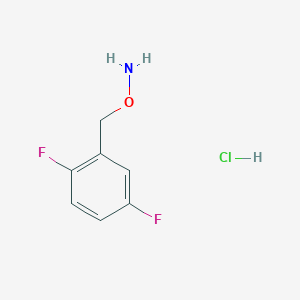 molecular formula C7H8ClF2NO B13693301 O-(2,5-Difluorobenzyl)hydroxylamine hydrochloride 