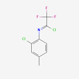 N-(2-Chloro-4-methylphenyl)-2,2,2-trifluoroacetimidoyl Chloride