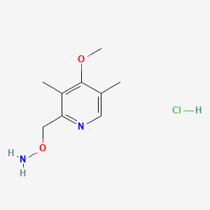 O-[(4-Methoxy-3,5-dimethyl-2-pyridyl)methyl]hydroxylamine Hydrochloride