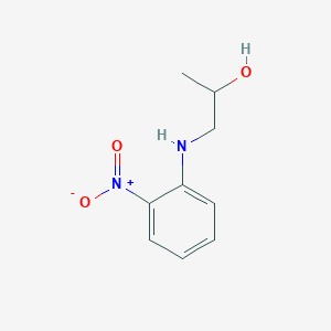 molecular formula C9H12N2O3 B1369336 1-[(2-Nitrophenyl)amino]propan-2-ol 