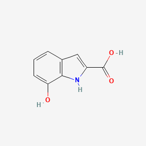 molecular formula C9H7NO3 B1369337 7-Hydroxy-1H-indole-2-carboxylic acid CAS No. 84639-84-9