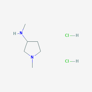 molecular formula C6H16Cl2N2 B1369339 N,1-Dimethyl-3-pyrrolidinamine dihydrochloride 