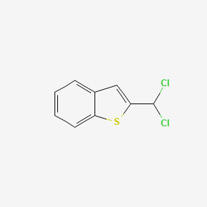 molecular formula C9H6Cl2S B13693434 2-(Dichloromethyl)benzo[b]thiophene 