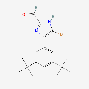 5-Bromo-4-(3,5-di-tert-butylphenyl)imidazole-2-carbaldehyde