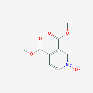 molecular formula C9H9NO5 B13693491 3,4-Pyridinedicarboxylic acid, dimethyl ester, 1-oxide CAS No. 89663-05-8