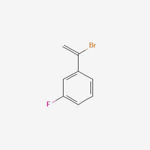 molecular formula C8H6BrF B13693500 1-(1-Bromovinyl)-3-fluorobenzene 