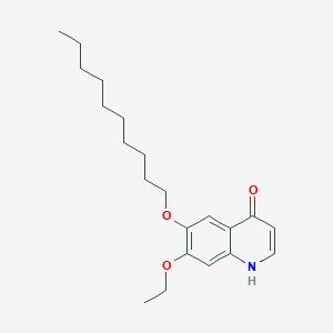 molecular formula C21H31NO3 B13693519 6-(Decyloxy)-7-ethoxyquinolin-4-ol 