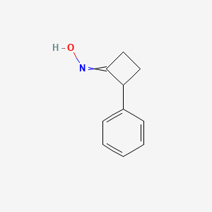 molecular formula C10H11NO B13693542 2-Phenylcyclobutanone Oxime 