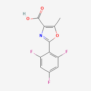 5-Methyl-2-(2,4,6-trifluorophenyl)oxazole-4-carboxylic Acid