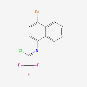 N-(4-Bromo-1-naphthyl)-2,2,2-trifluoroacetimidoyl Chloride