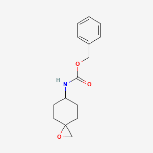 molecular formula C15H19NO3 B13693593 6-(Cbz-amino)-1-oxaspiro[2.5]octane 