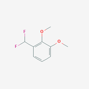 molecular formula C9H10F2O2 B13693641 1-(Difluoromethyl)-2,3-dimethoxybenzene 