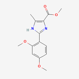 methyl 2-(2,4-dimethoxyphenyl)-5-methyl-1H-imidazole-4-carboxylate