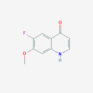 molecular formula C10H8FNO2 B13693681 6-Fluoro-7-methoxyquinolin-4-OL 