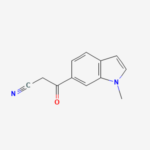 3-(1-Methyl-6-indolyl)-3-oxopropanenitrile