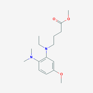 molecular formula C16H26N2O3 B13693704 Methyl 4-[[2-(Dimethylamino)-5-methoxyphenyl](ethyl)amino]butanoate 