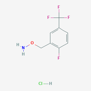 O-[2-Fluoro-5-(trifluoromethyl)benzyl]hydroxylamine Hydrochloride