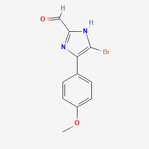 5-Bromo-4-(4-methoxyphenyl)imidazole-2-carbaldehyde