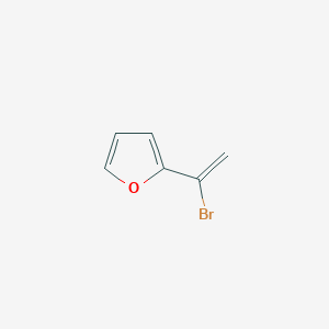 molecular formula C6H5BrO B13693756 2-(1-Bromovinyl)furan 