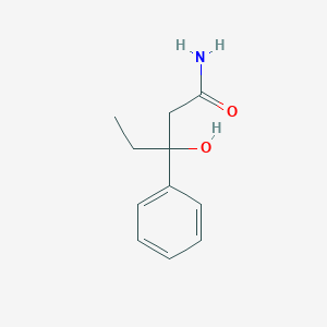molecular formula C11H15NO2 B136938 3-羟基-3-苯基戊酰胺 CAS No. 131802-69-2