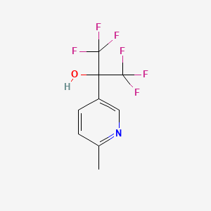 1,1,1,3,3,3-Hexafluoro-2-(6-methylpyridin-3-yl)propan-2-ol