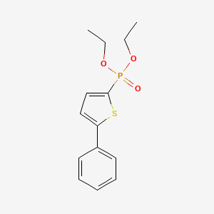 molecular formula C14H17O3PS B13693835 Diethyl (5-Phenyl-2-thienyl)phosphonate 