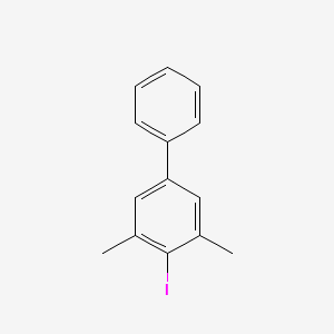 molecular formula C14H13I B13693862 4-Iodo-3,5-dimethylbiphenyl 