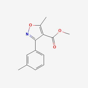 Methyl 5-methyl-3-(m-tolyl)isoxazole-4-carboxylate