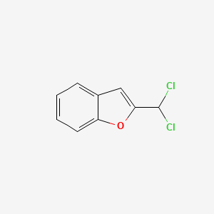 molecular formula C9H6Cl2O B13693931 2-(Dichloromethyl)benzofuran 