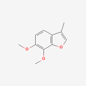 molecular formula C11H12O3 B13693970 6,7-Dimethoxy-3-methylbenzofuran 