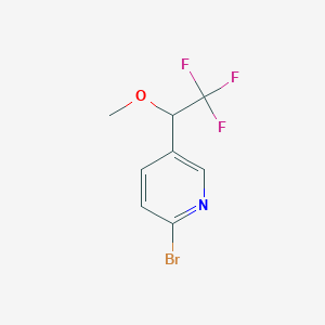 2-Bromo-5-(2,2,2-trifluoro-1-methoxyethyl)pyridine