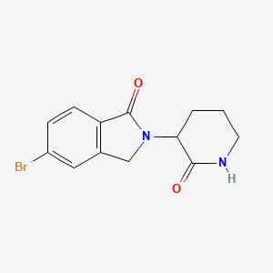 5-Bromo-2-(2-oxo-3-piperidyl)isoindolin-1-one