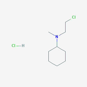 molecular formula C9H19Cl2N B1369410 N-(2-Chloroethyl)-N-methylcyclohexanamine hydrochloride 