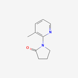 molecular formula C10H12N2O B13694125 1-(3-Methyl-2-pyridyl)-2-pyrrolidinone 