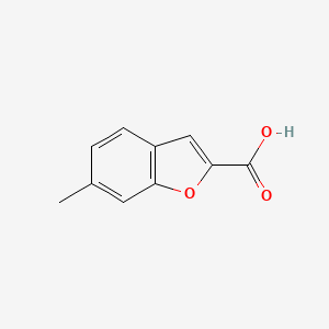 molecular formula C10H8O3 B1369418 6-Methylbenzofuran-2-carboxylic acid CAS No. 50779-65-2