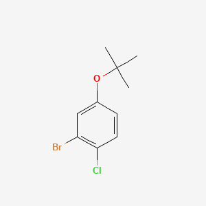 2-Bromo-4-(tert-butoxy)-1-chlorobenzene