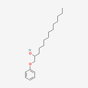 molecular formula C20H34O2 B13694184 2-Tetradecanol, 1-phenoxy- CAS No. 139301-06-7