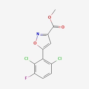 Methyl 5-(2,6-Dichloro-3-fluorophenyl)isoxazole-3-carboxylate