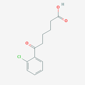molecular formula C12H13ClO3 B1369421 6-(2-氯苯基)-6-氧代己酸 CAS No. 898792-61-5