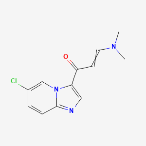 (E)-1-(6-Chloroimidazo[1,2-a]pyridin-3-yl)-3-(dimethylamino)-2-propen-1-one