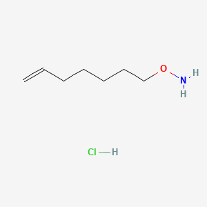 molecular formula C7H16ClNO B13694229 O-(6-Heptenyl)hydroxylamine Hydrochloride 