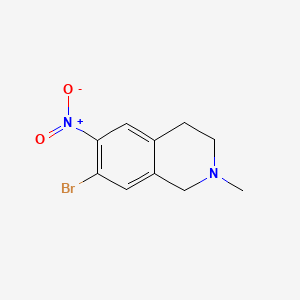 7-Bromo-2-methyl-6-nitro-1,2,3,4-tetrahydroisoquinoline