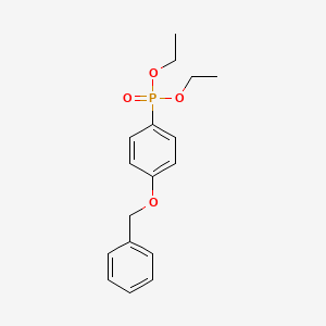 molecular formula C17H21O4P B13694261 Diethyl [4-(benzyloxy)phenyl]phosphonate CAS No. 157187-13-8