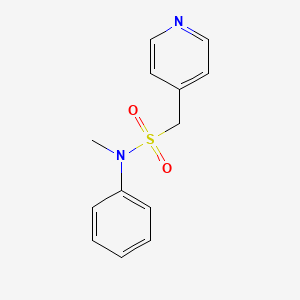 N-Methyl-N-phenyl-1-(4-pyridyl)methanesulfonamide