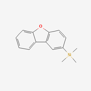 molecular formula C15H16OSi B13694345 Dibenzo[b,d]furan-2-yltrimethylsilane 