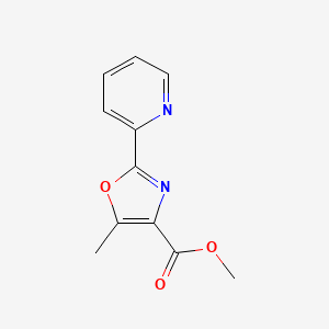 Methyl 5-Methyl-2-(2-pyridyl)oxazole-4-carboxylate