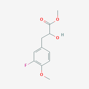 Methyl 3-(3-fluoro-4-methoxyphenyl)-2-hydroxypropanoate