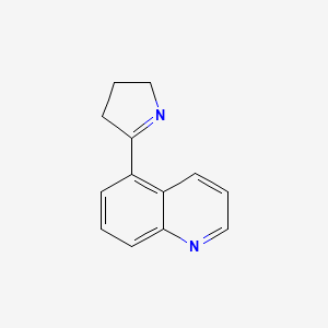 5-(3,4-dihydro-2H-pyrrol-5-yl)quinoline