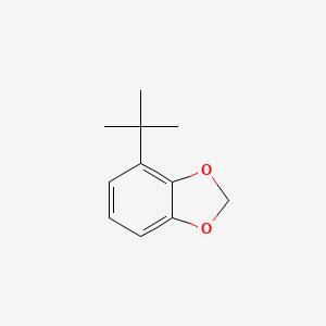 molecular formula C11H14O2 B13694424 4-(tert-Butyl)benzo[d][1,3]dioxole 